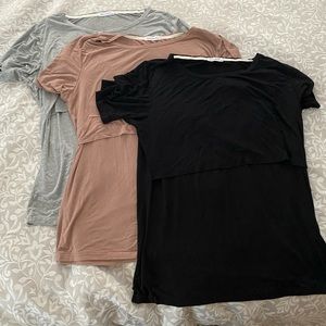 EUC XL Small Show nursing shirts